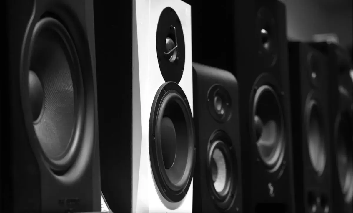 ลำโพงเครื่องเสียงสำหรับเปิดเพลงในพื้นที่ธุรกิจ