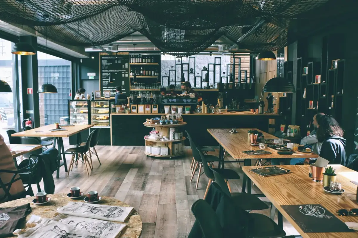 Warm, inviting business space with great atmosphere